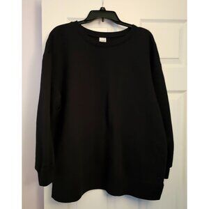 Terra & Sky Womens Fleece Pullover Sweatshirt 1X Relaxed Cozy Comfort